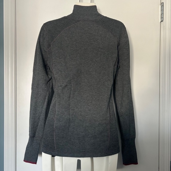 Eddie Bauer Quarter Zip Grey Lightweight Top - Picture 5 of 13